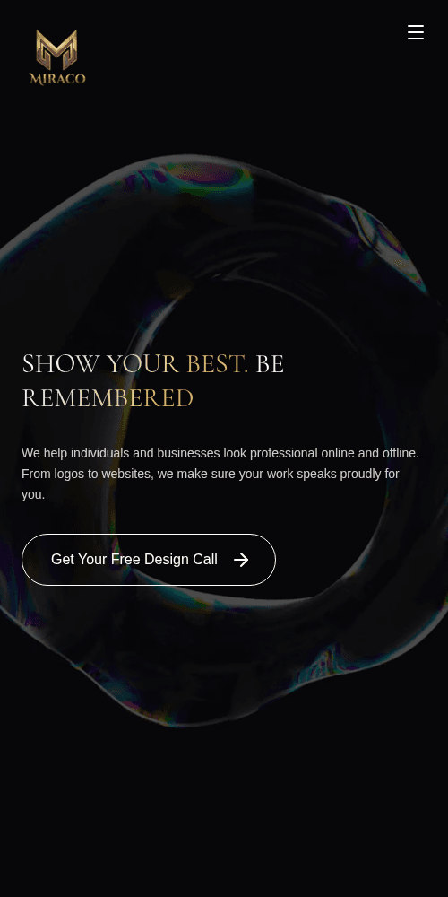 Miraco Digital Solutions Mobile View